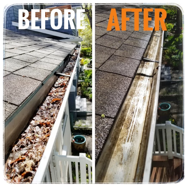 gutter-cleaning-calgary-before-after