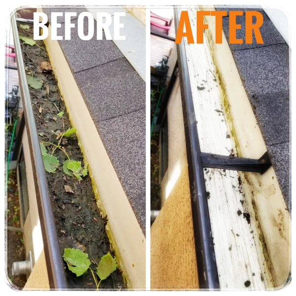 gutter-cleaning-calgary-before-after
